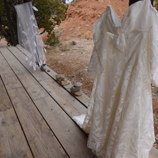 Hanging Wedding Gown