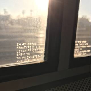 Sun Flare Through Window