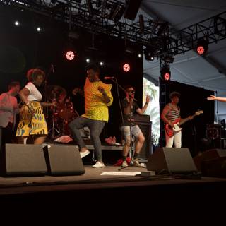 Group Performance on Stage at Coachella
