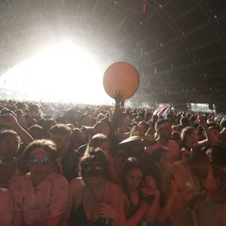 Orange Balloon at Coachella Concert