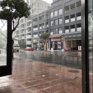 Rainy Urban View