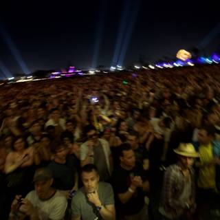 Electric Night: A Music Festival Crowd