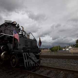 Union Pacific Big Boy 4014 Under Stormy Skies