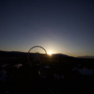 Ferris Wheel in the Sunset