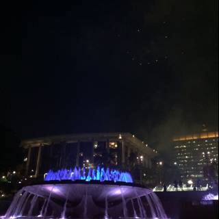 Illuminated Fountain Gathering