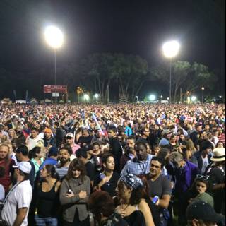 Nighttime Crowd at Fort Marcy Ballpark