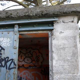 Graffiti on a Bunker Door