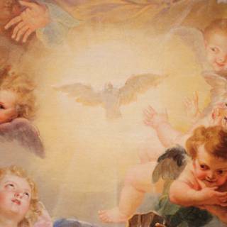 Angels and Dove in Maud Humphrey's Painting