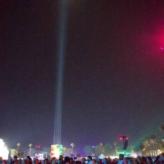 Moonlit Rapture: Coachella 2024 Under the Night Sky