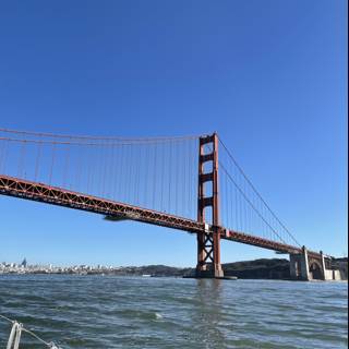Golden Gate Bridge over the Blue Waters
