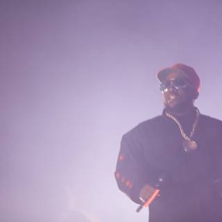 Big Boi Takes the Stage in Black Jacket and Sunglasses