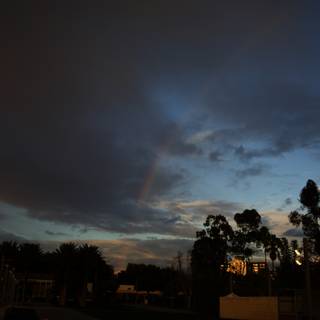 Rainbow over Altadena Parking Lot