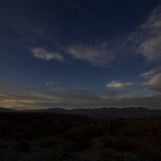 Majestic Sunset over the Death Valley Mountains