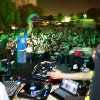 Club DJ in Electric Green