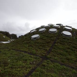 Circular Holes on a Green Roof
