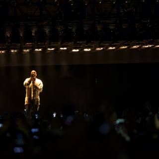 Kanye West Rocks the Stage at Yeezy Season 3 Fashion Show