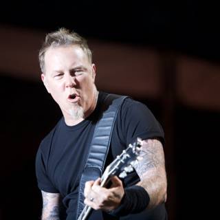 James Hetfield Shreds on Stage at Big Four Festival