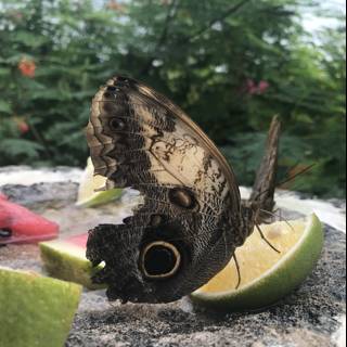 Butterfly Enjoying Summer Treats