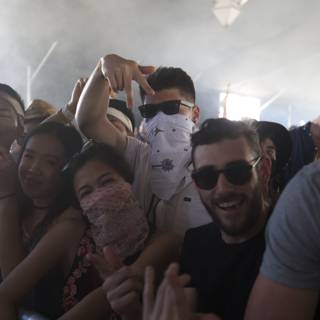 Masked Music Festival-goer