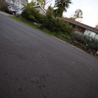 Quiet Residential Street on Overcast Day
