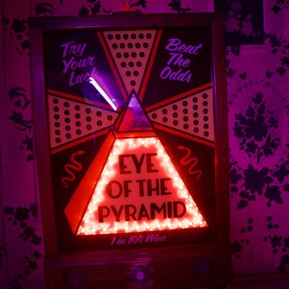 Eye of the Pyramid Illuminated Carnival Game Display