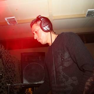 Raul R performing as a deejay