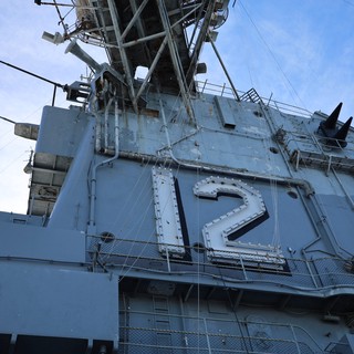 USS Hornet Island Superstructure and Hull Number
