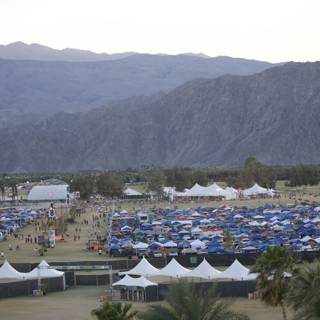 A Sea of Tents in the Coachella Valley