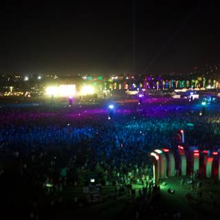 A Sea of Lights: The Nighttime Festivities at Coachella