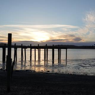 Serene Sunset at the Bodega Bay Pier