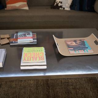 Coffee Table with Books