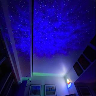 Starry Skies Illuminate This Indoor Oasis