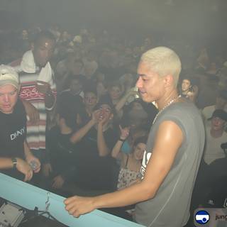 Nightclub Deejay Entertains Crowd