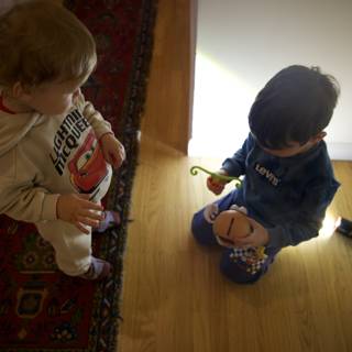 Playful Curiosity on a Cozy Afternoon