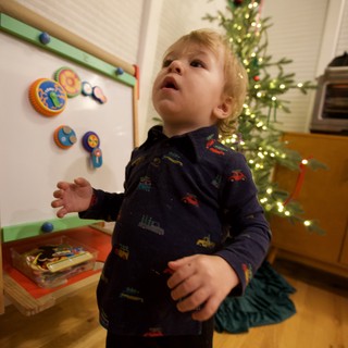 Toddler's Wonder on Christmas Morning 2025