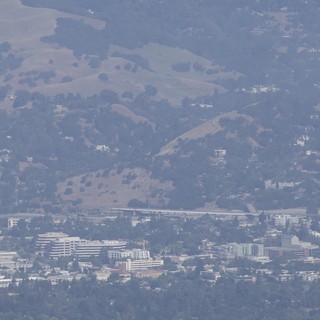 Hazy Bay Area Sprawl Beneath Mount Diablo Foothills