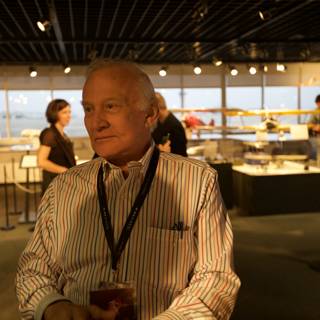 Interview with Buzz Aldrin at the Museum Restaurant