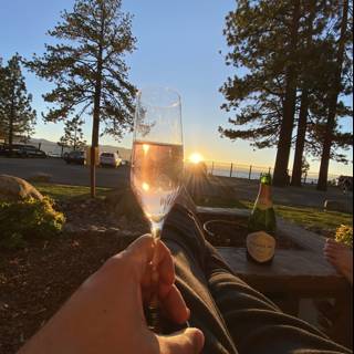Sunset Wine Tasting in Tahoe