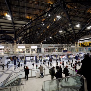 Liverpool Street Station Concourse at Rush Hour