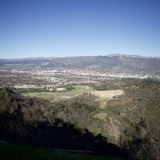 Aerial View of Griffith Park Plateau