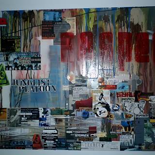 A Stunning Collage of Artistic Items on a Wall