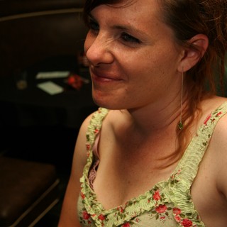 Penelope's Warm Smile in Floral Summer Dress