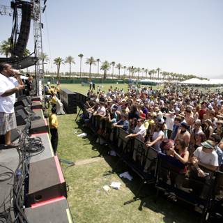 Ted King performs at Coachella in 2008