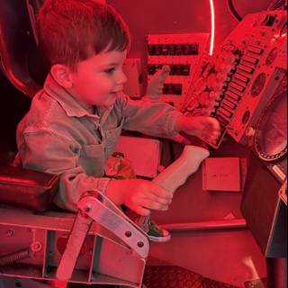 Little Pilot in Action