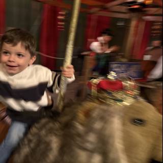 Joyful Ride on a Carousel