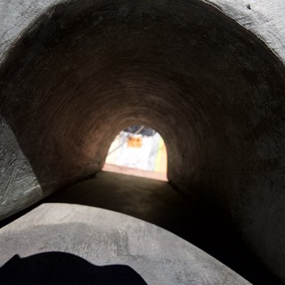 Looking Through the Adobe Tunnel Passage