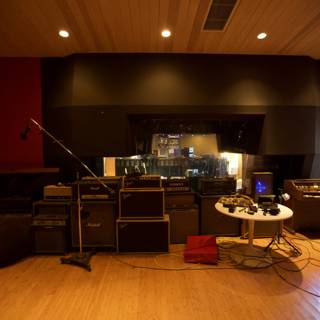 Inside a Professional Recording Studio