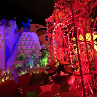 Illuminated Festivities at Disneyland's Holiday Village