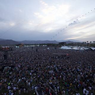 Jam-Packed Crowd at Coachella Music Festival