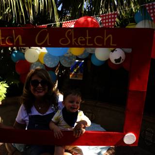 A Joyful Booth Moment at Wesley's First Birthday Bash